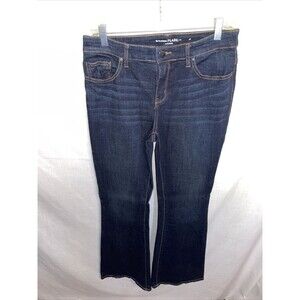 Chico’s Flare Jeans Women’s Size 0 U.S. Small Blue Waist 32 Ins 32 Rise 9 Dark